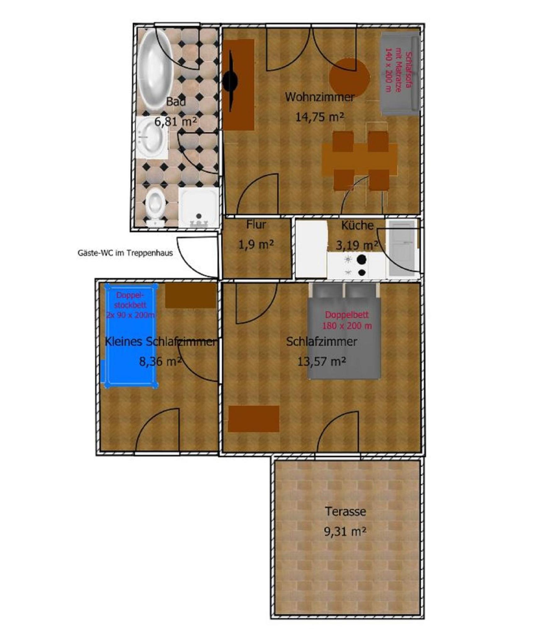Villa Weissbach - Haus Hilda Floha Buitenkant foto